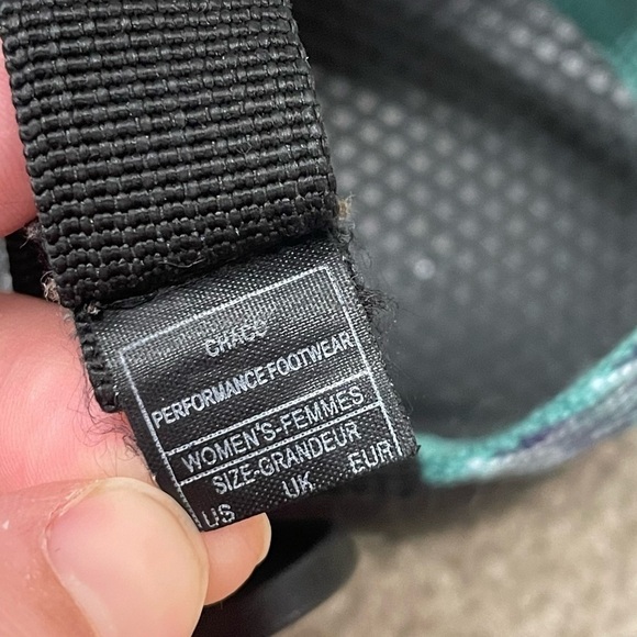 CHACO Dagger ZX/2 Classic Teal Green Toe Loop Sandals - Picture 5 of 12